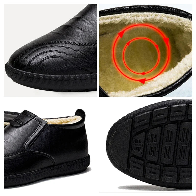 Bota Masculina de Inverno em Couro Legítimo - Savage