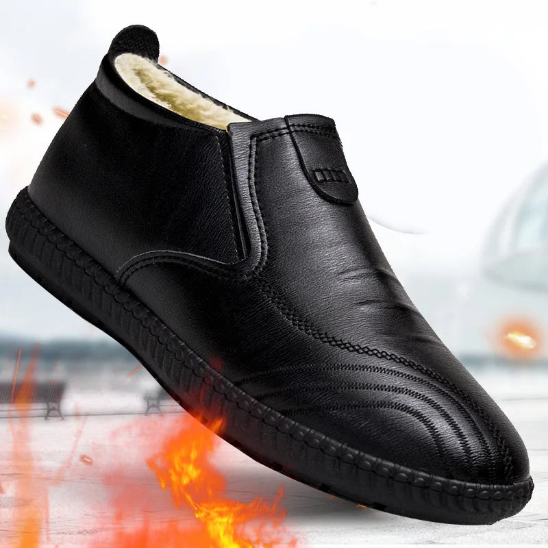 Bota Masculina de Inverno em Couro Legítimo - Savage