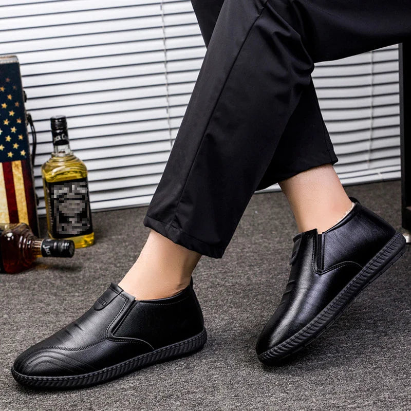 Bota Masculina de Inverno em Couro Legítimo - Savage