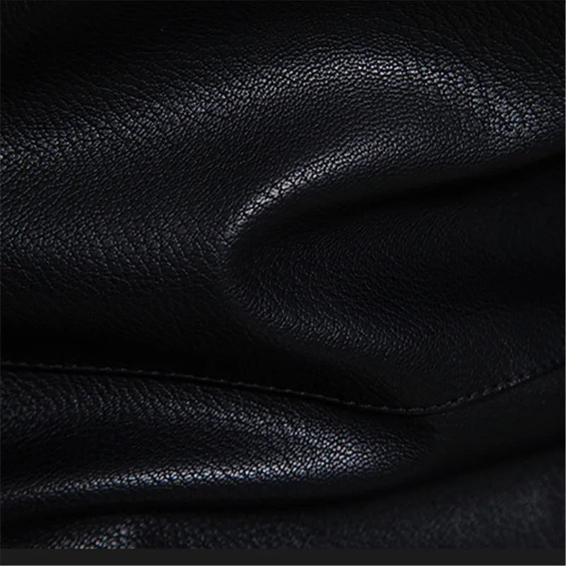 Jaqueta Masculina de Inverno em Couro Legítimo - Banger