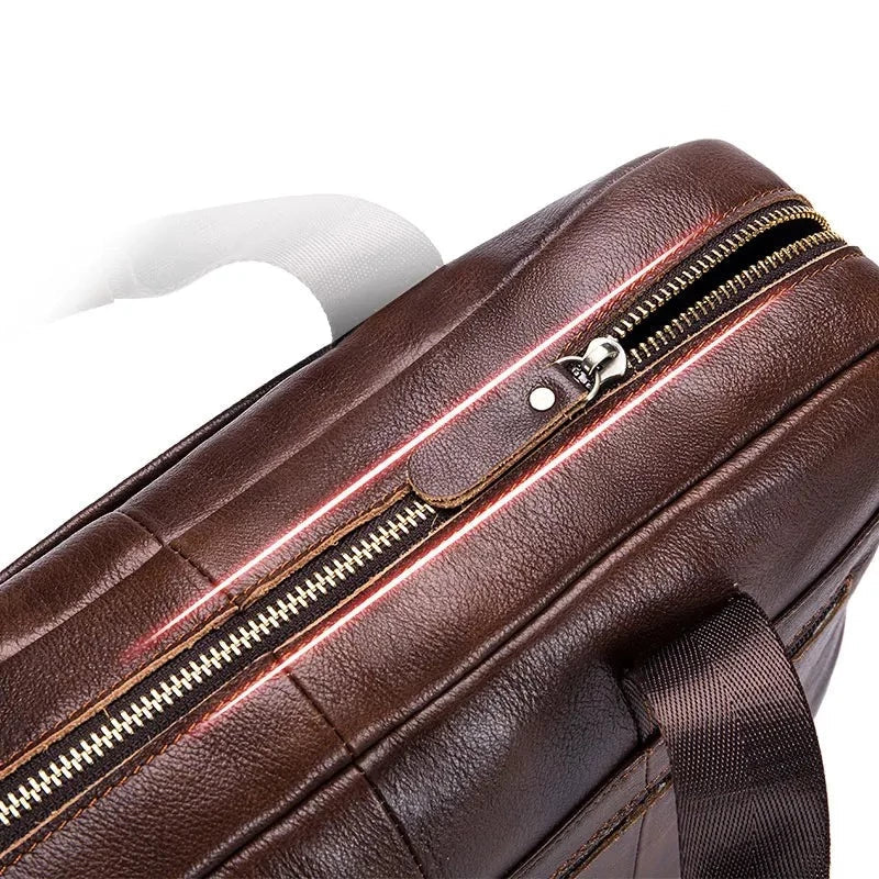 Bolsa Masculina De Couro Legítimo - Drax