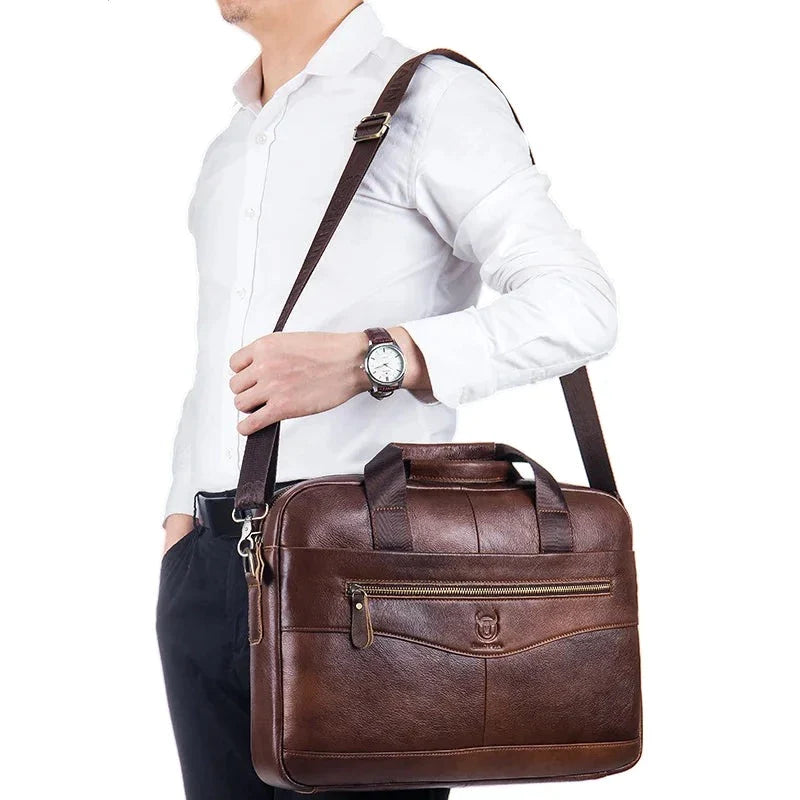 Bolsa Masculina De Couro Legítimo - Drax