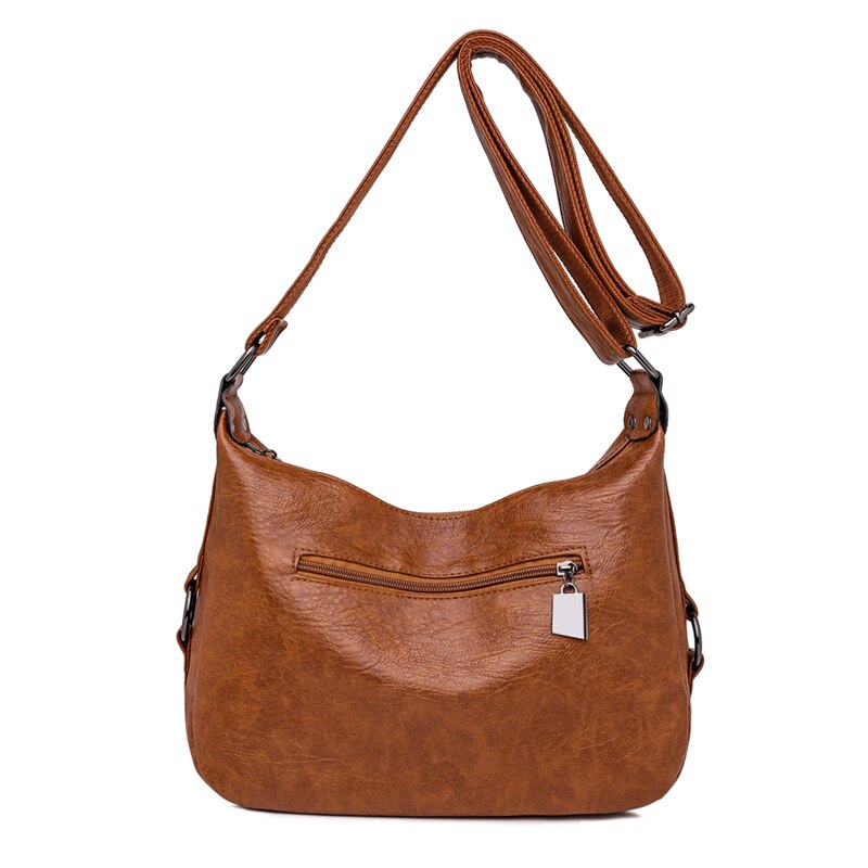 Bolsa De Couro Legítimo Feminina Crossbody - Virtua