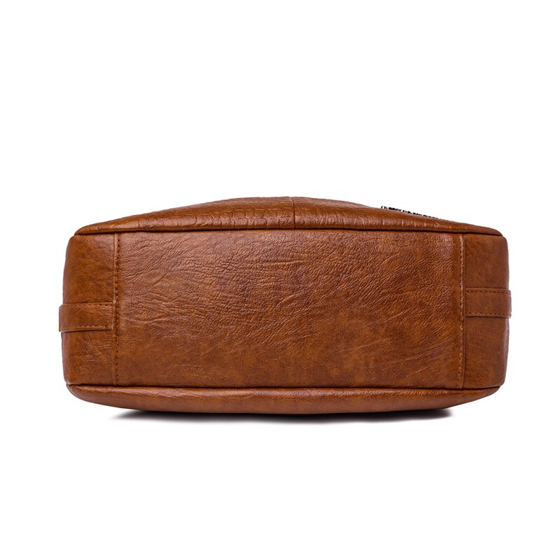 Bolsa De Couro Legítimo Feminina Crossbody - Virtua
