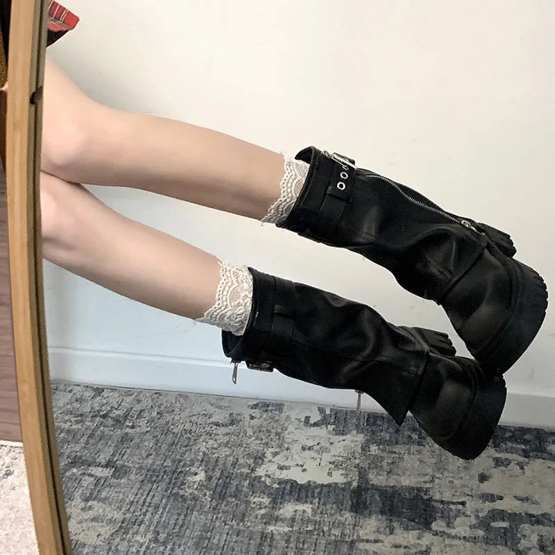 Bota Feminina de Inverno em Couro Legítimo - Frígida