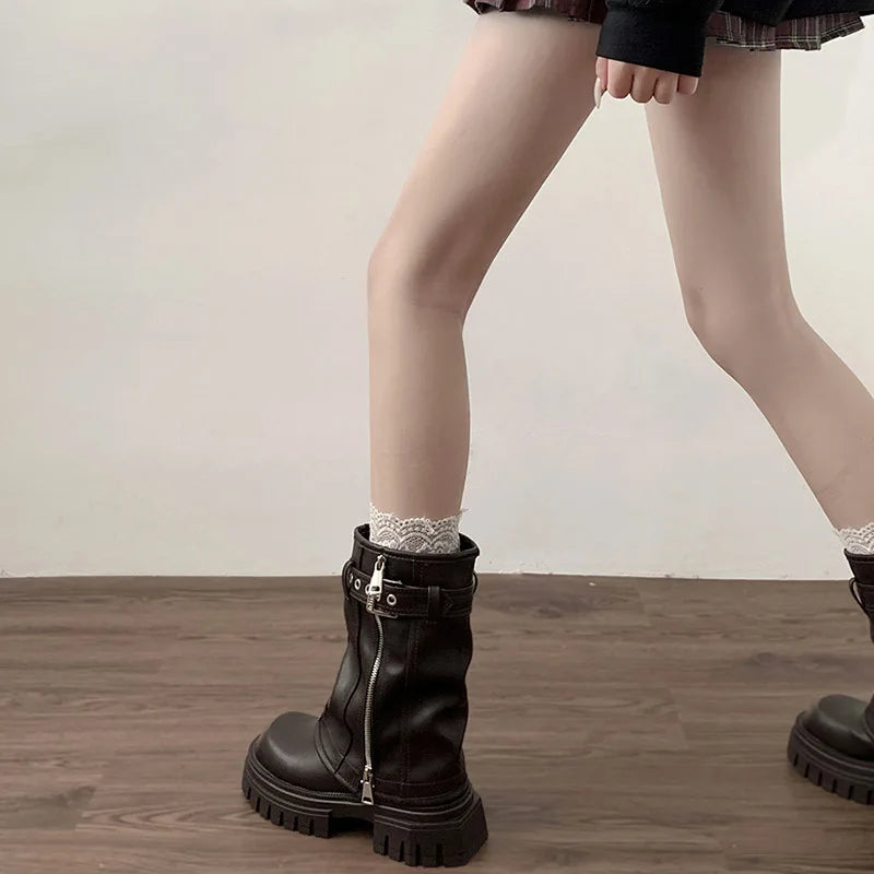 Bota Feminina de Inverno em Couro Legítimo - Frígida