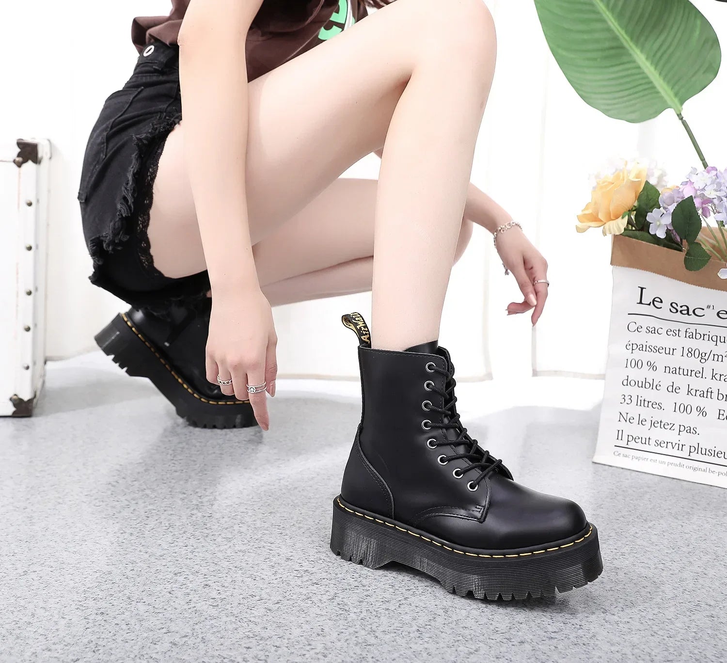 Bota Feminina de Inverno em Couro Legítimo - Borealis