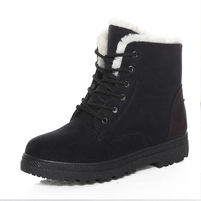 Bota Feminina de Inverno em Couro Legítimo - Flocus