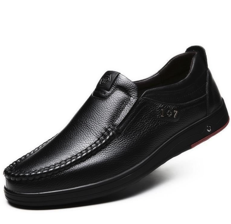 Sapato masculino casual de couro