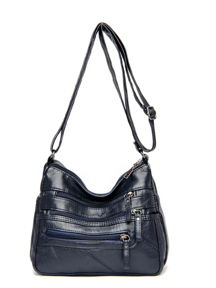 Bolsa Feminina de Couro Legítimo Transversal - Letícia