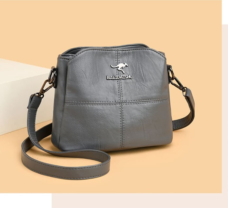 Bolsa de couro Legítimo de alça transversal- Eco Balidaishu