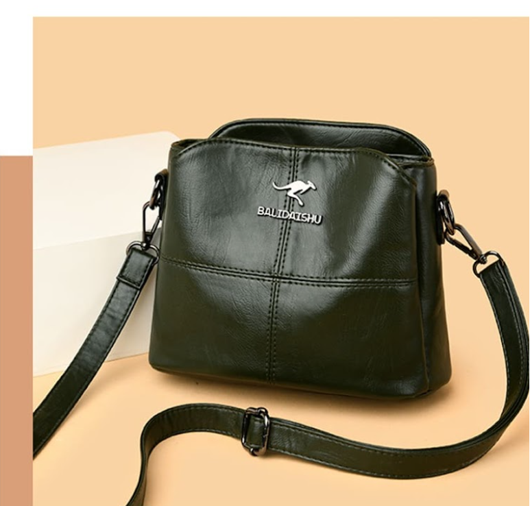 Bolsa de couro Legítimo de alça transversal- Eco Balidaishu