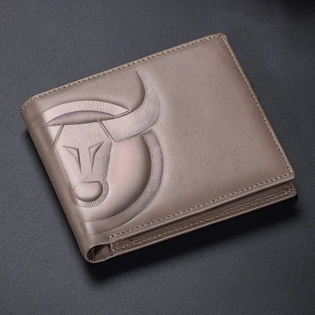 Carteira Masculina De Couro Legítimo - Bull
