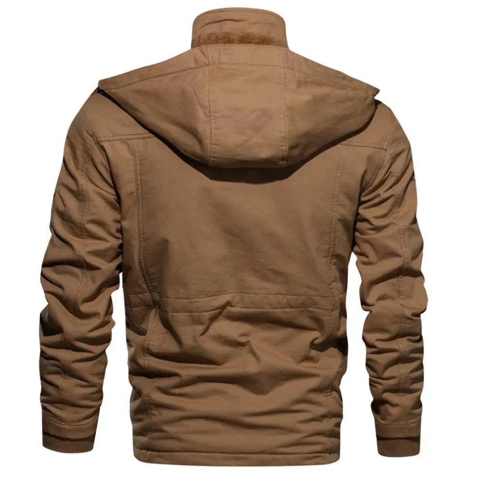 Jaqueta Masculina de Inverno em Couro Legítimo - Glacier