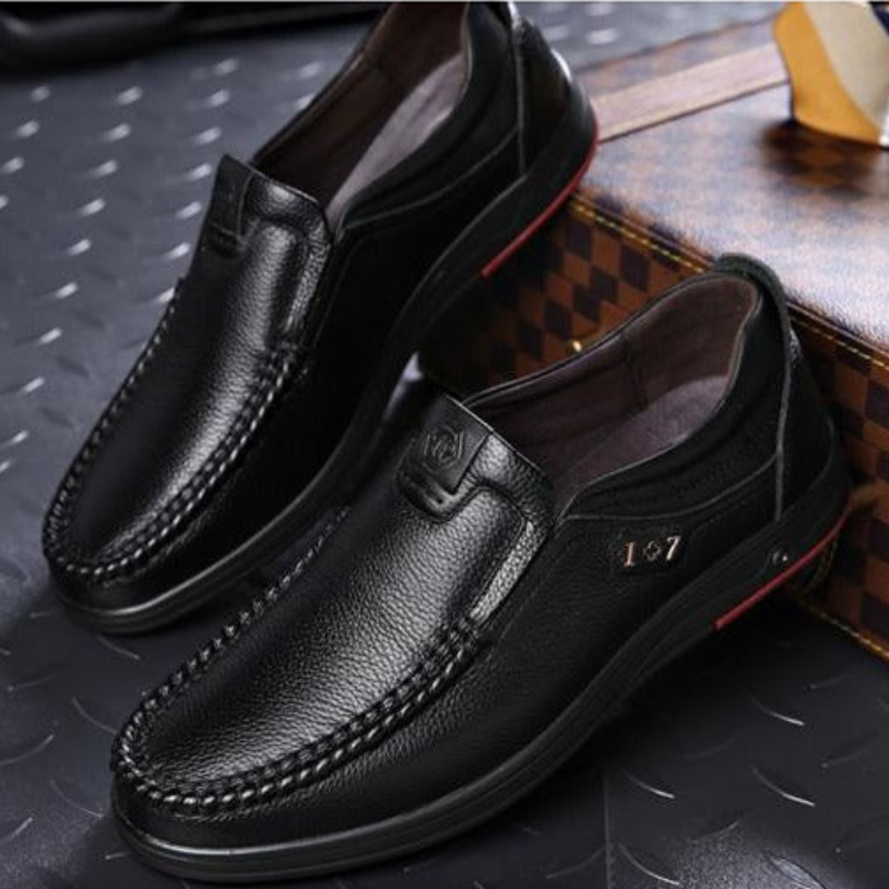 Sapato de Couro Legítimo Masculino Antiderrapante - Elite Sole X
