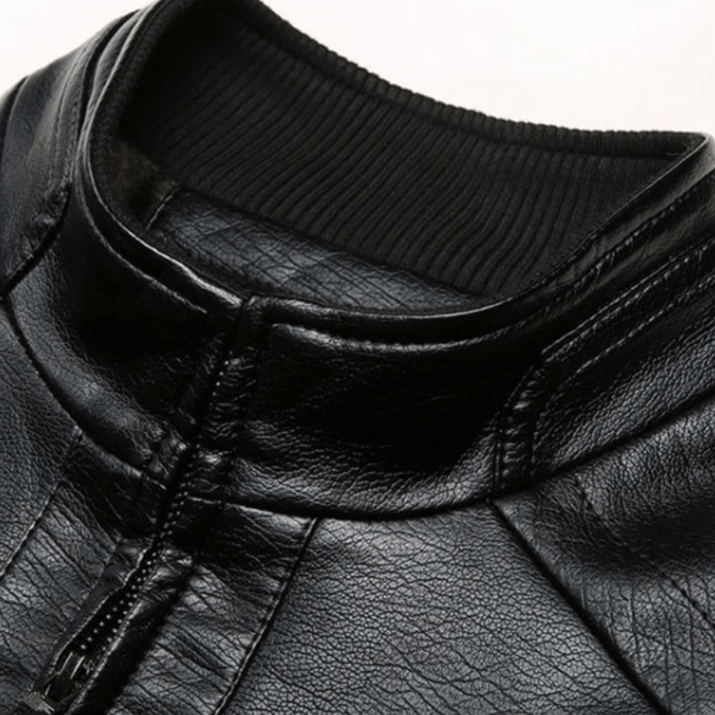 Jaqueta Masculina de Couro Legítimo - Streetwear Vintage