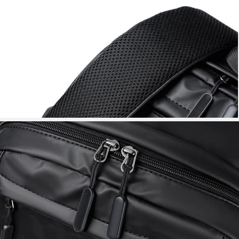 Mochila Masculina JEEP de Couro Ultraleve À Prova D'água - Lux Pack