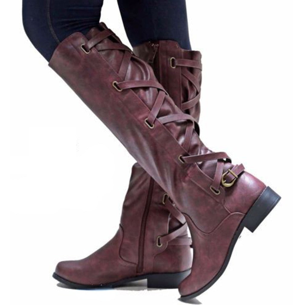 Bota de Couro Legítimo Feminina Cano Alto - Nord