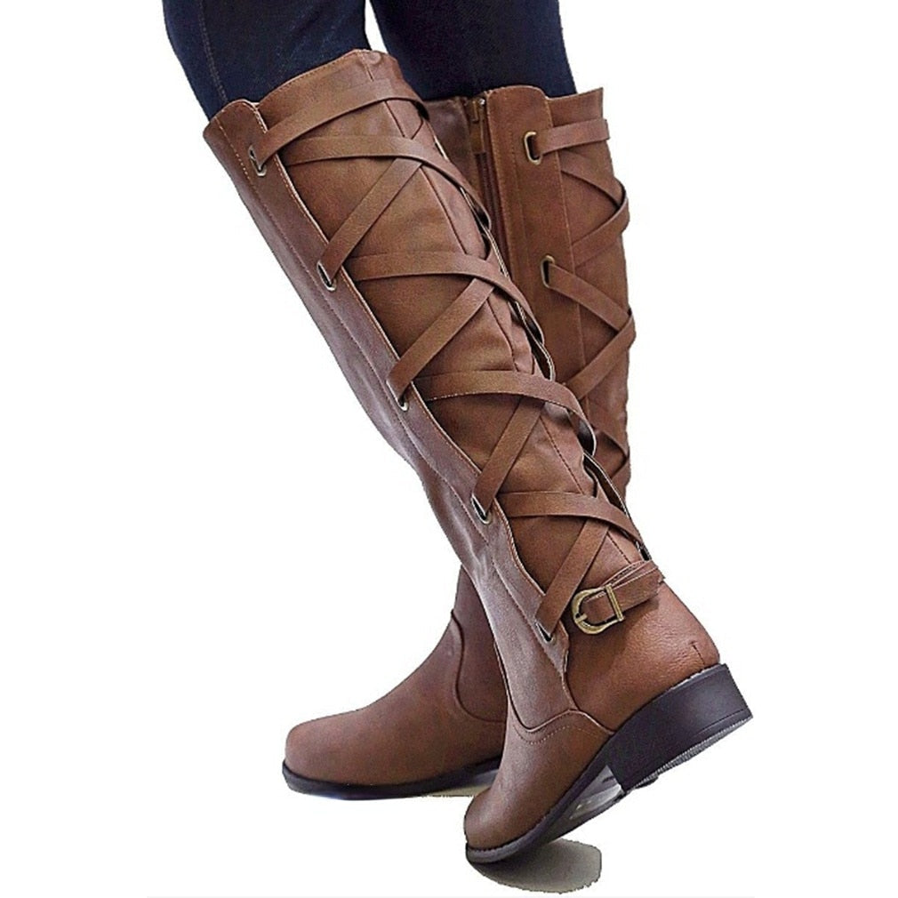 Bota de Couro Legítimo Feminina Cano Alto - Nord