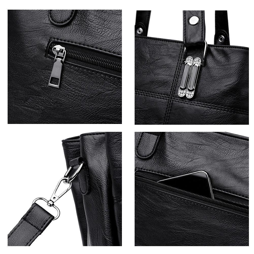 Bolsa De Couro Legítimo Feminina -Seraphine Luxy
