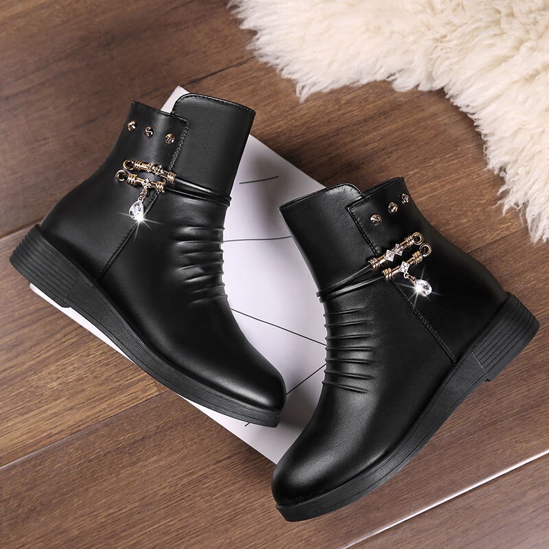 Bota Feminina de Couro Legítimo Cano Alto- High Sensuality