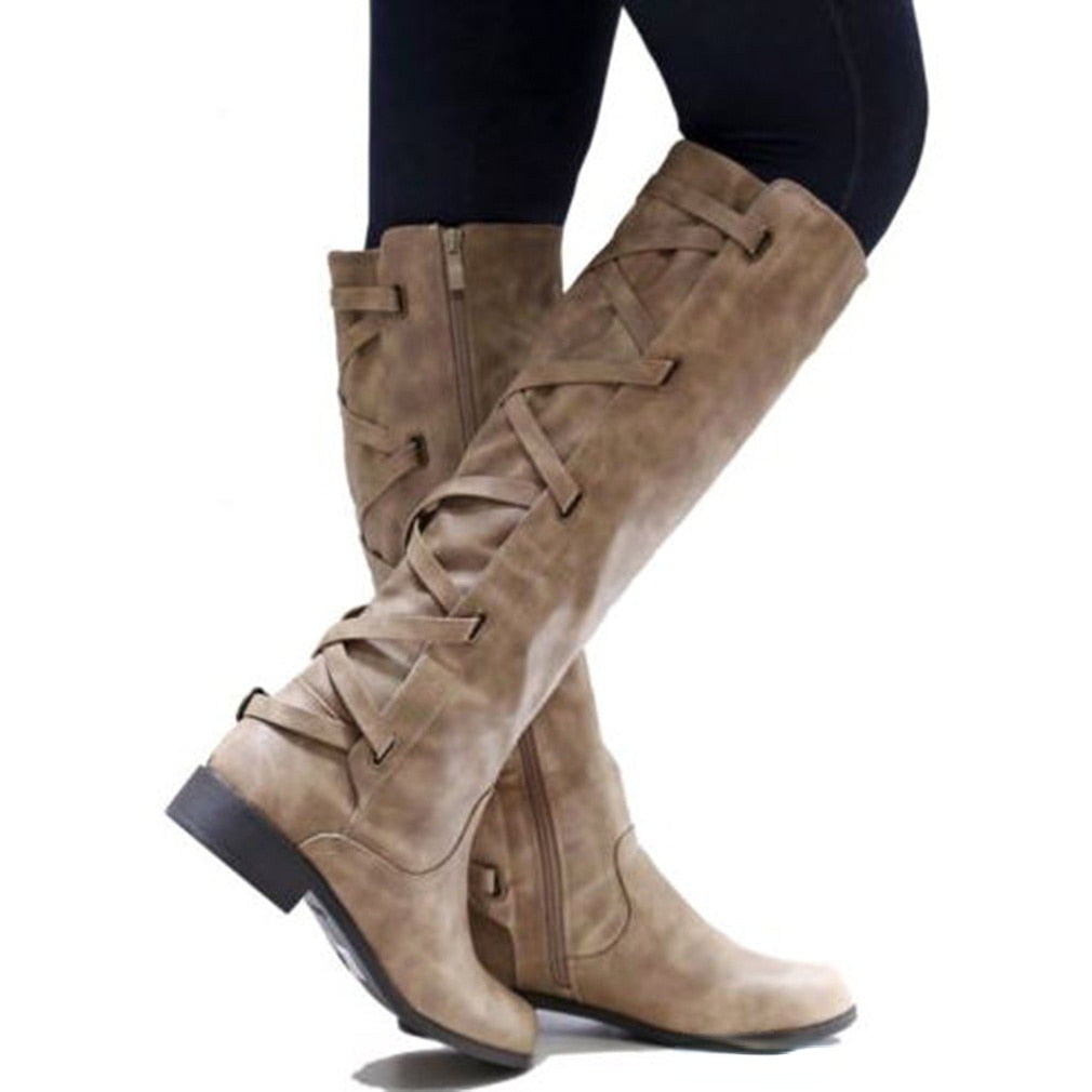 Bota de Couro Legítimo Feminina Cano Alto - Nord