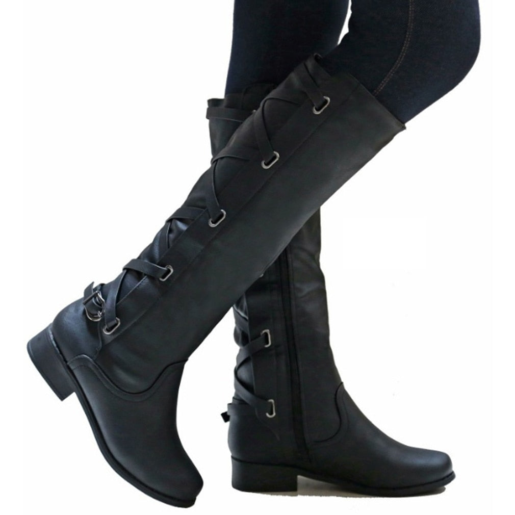 Bota de Couro Legítimo Feminina Cano Alto - Nord