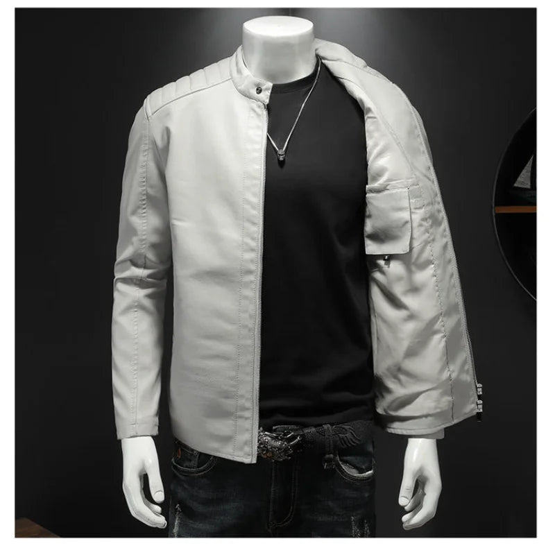Jaqueta Masculina de Inverno em Couro Legítimo - Venture