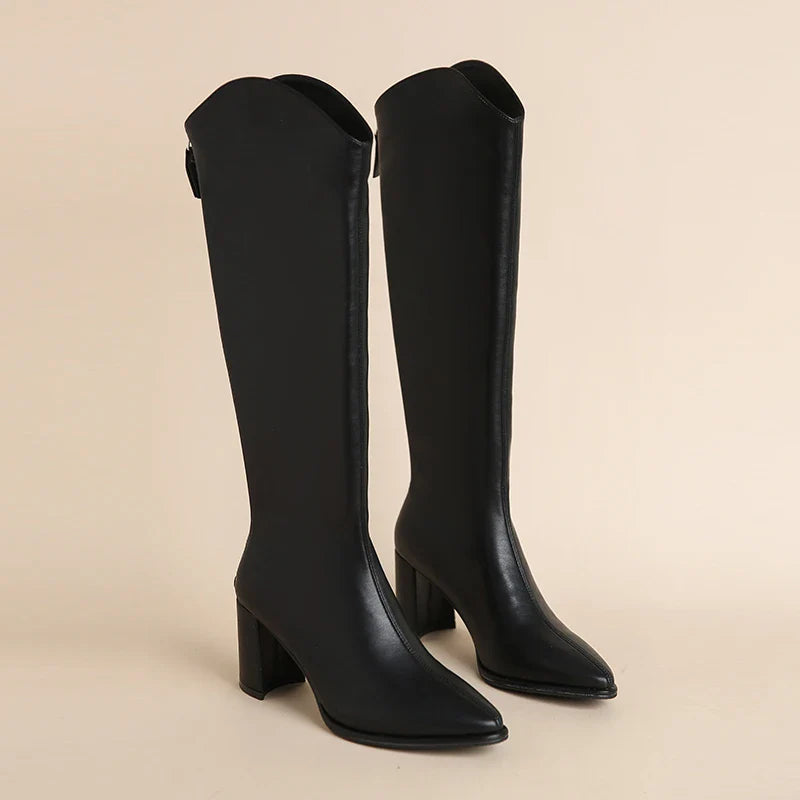 Bota Feminina de Inverno em Couro Legítimo - Ember