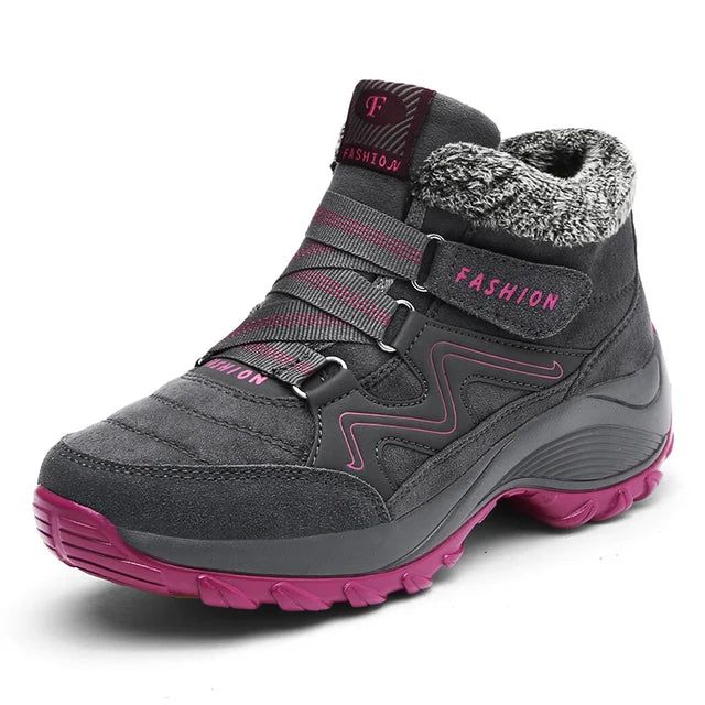 Bota Feminina de Inverno em Couro Legítimo - Fashion