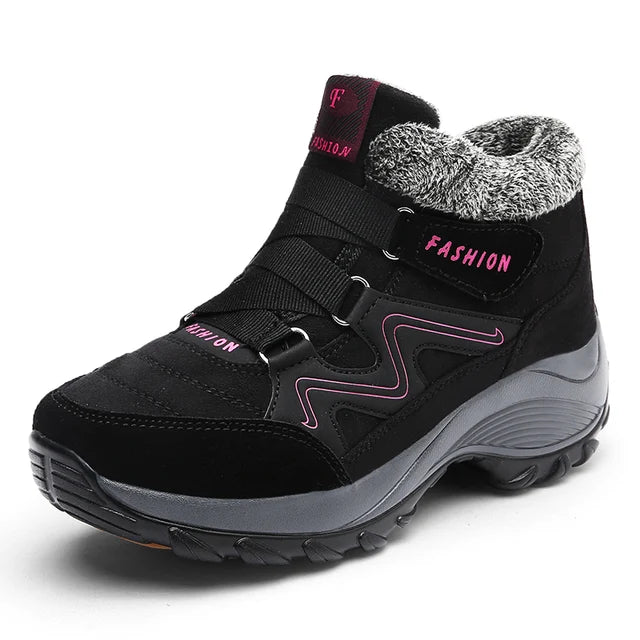 Bota Feminina de Inverno em Couro Legítimo - Fashion