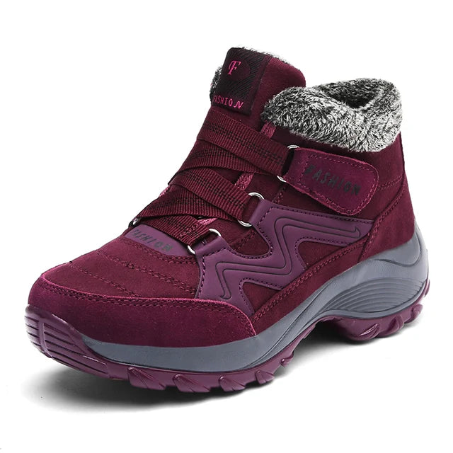 Bota Feminina de Inverno em Couro Legítimo - Fashion