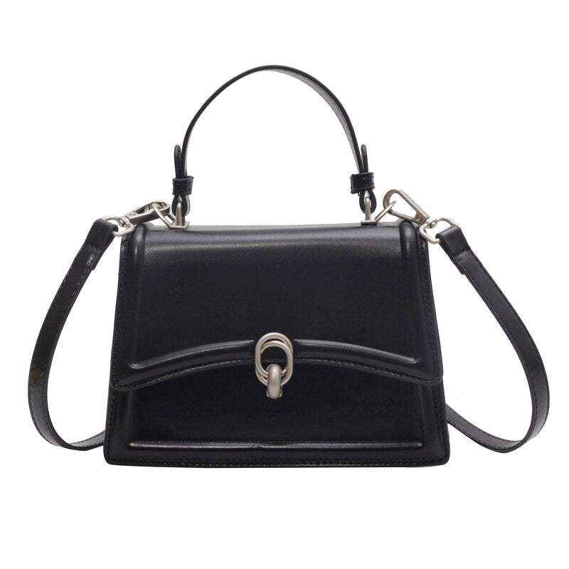 Bolsa de Couro Legítimo Feminina Transversal - Stly RedX