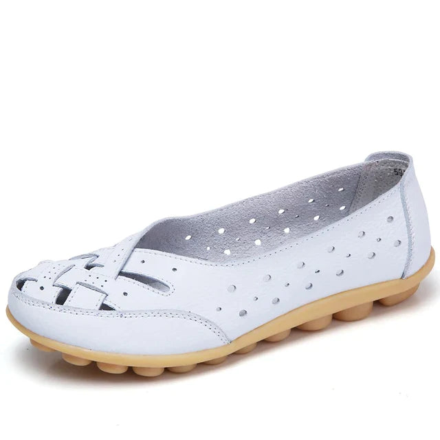 Mocassim de Couro Legítimo Feminino Casual - Milla