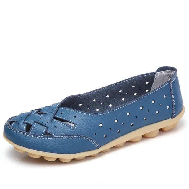 Mocassim de Couro Legítimo Feminino Casual - Milla