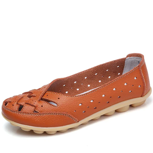 Mocassim de Couro Legítimo Feminino Casual - Milla