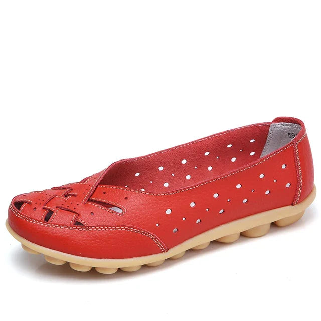 Mocassim de Couro Legítimo Feminino Casual - Milla