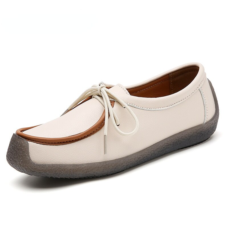 Mocassim de Couro Legítimo Feminino Confortável Antiderrapante - Lilly