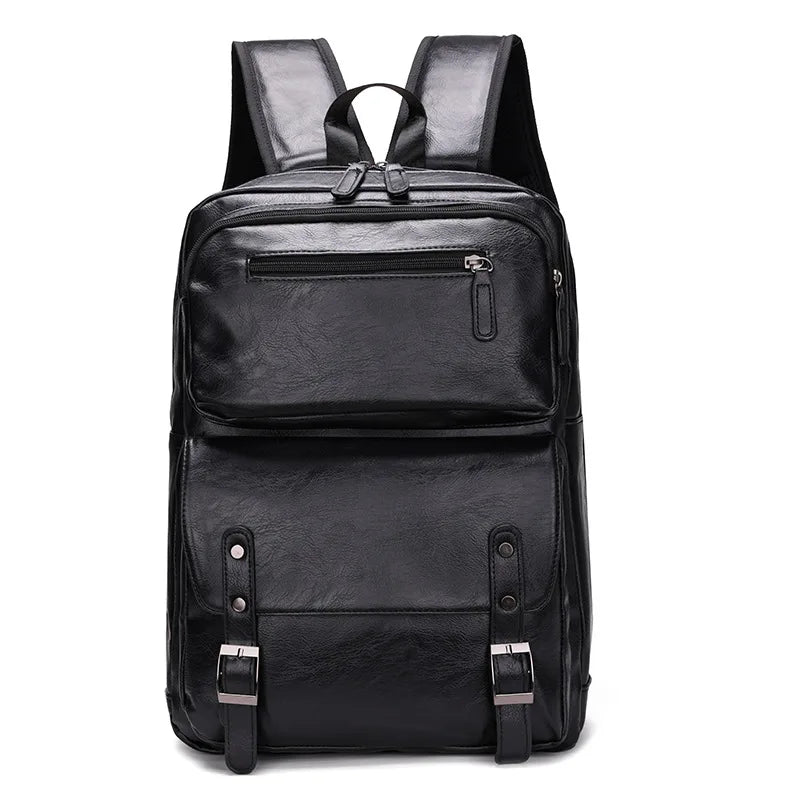 Mochila Masculina De Couro Legítimo - Gunter