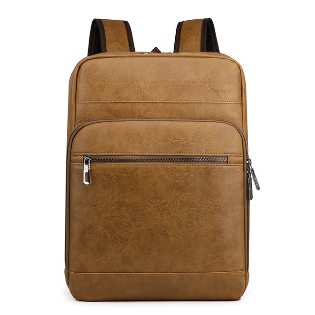 Mochila Masculina De Couro Legítimo - Louis