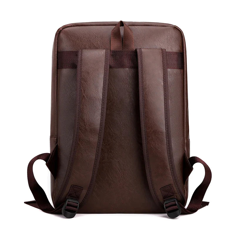 Mochila Masculina De Couro Legítimo - Louis