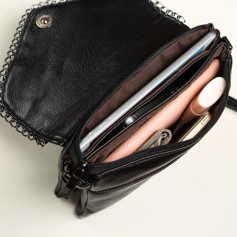 Bolsa De Couro Legítimo Feminina - Susy