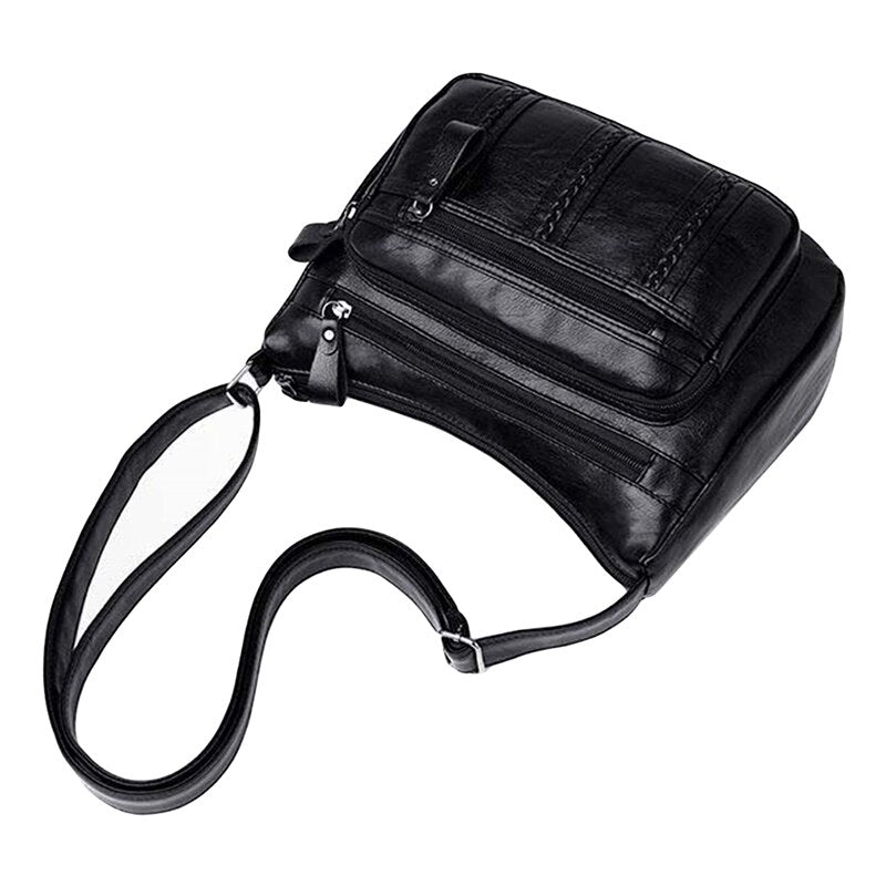 Bolsa Feminina Transversal em Couro Legítimo - Ashley