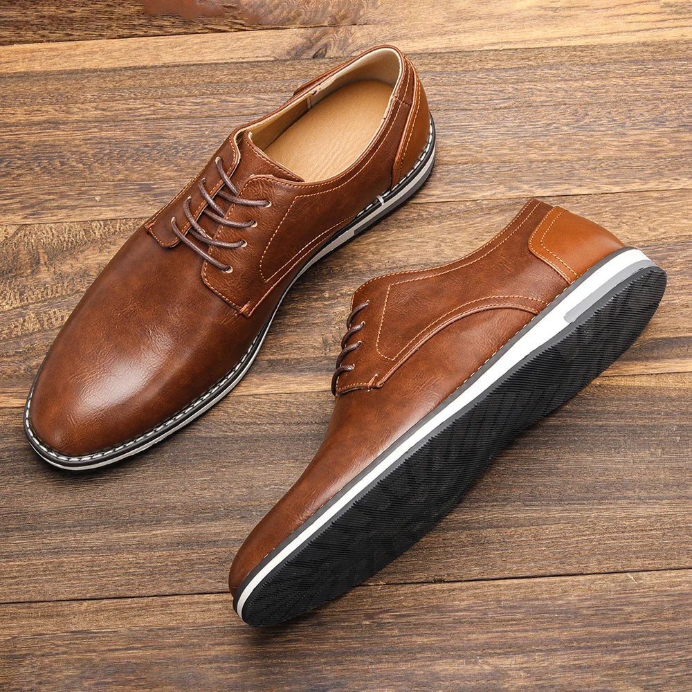 Leder-Loafer für Herren, modisch, bequem, 2024, Marken-Freizeitschuhe für Herren