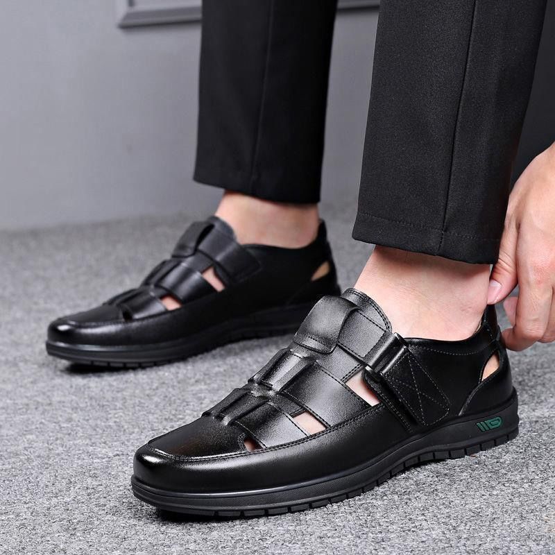 Sapatênis Masculino em Couro Legítimo Antiderrapante - Leather Man Style