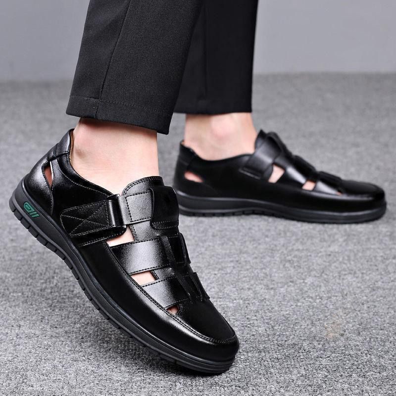 Sapatênis Masculino em Couro Legítimo Antiderrapante - Leather Man Style