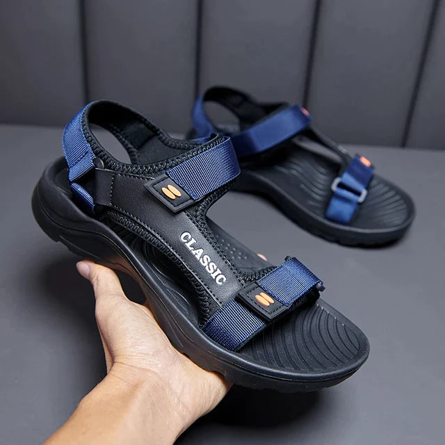 Sandália Masculina em Couro Legítimo - Dump