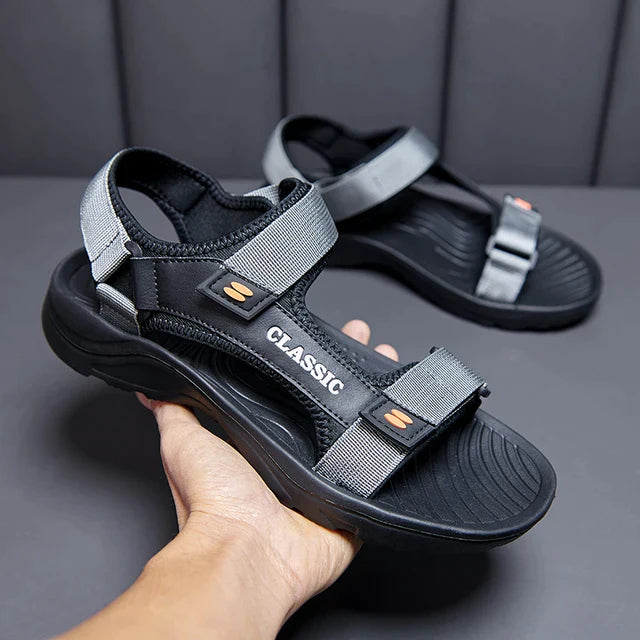 Sandália Masculina em Couro Legítimo - Dump