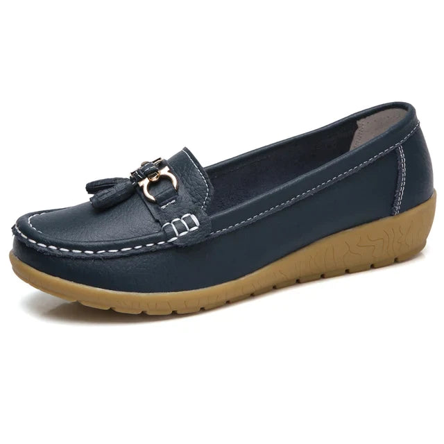 Mocassim de Couro Legítimo Feminino Casual - Yummy