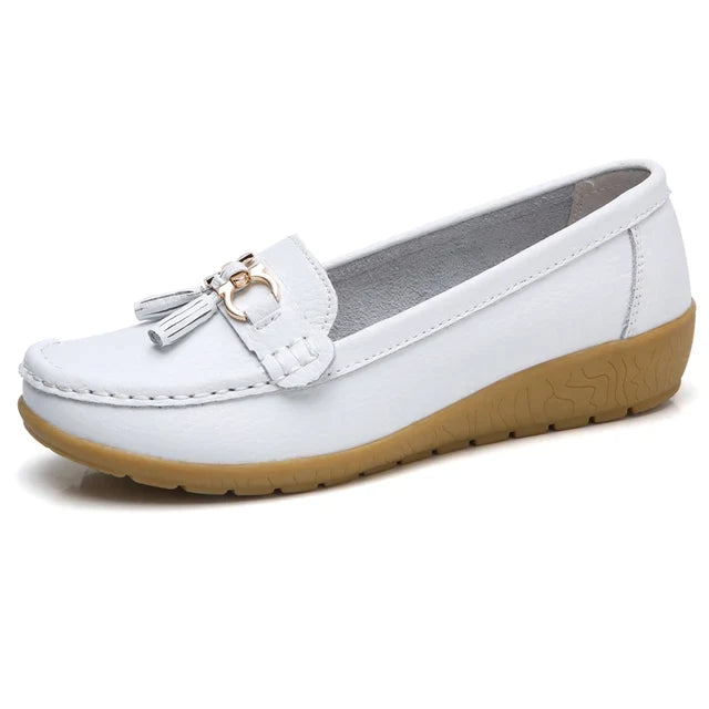Mocassim de Couro Legítimo Feminino Casual - Yummy